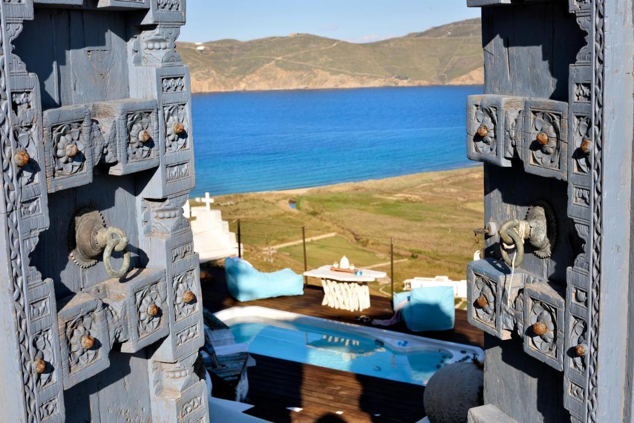 Villa Princess 5 4Bed With Small Tub Panormos Beach Exterior foto